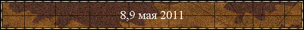 8,9 мая 2011
